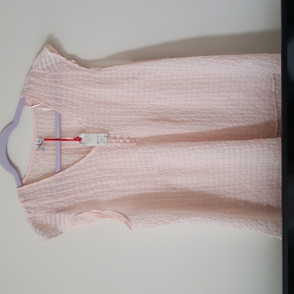 Elle Tops - NWT Elle Light Pink/Salmon Blouse